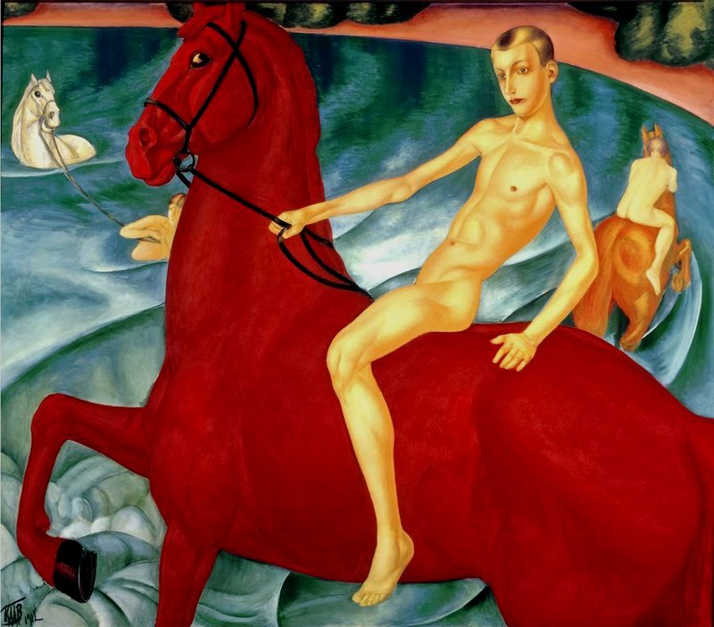 Купанме красного коня, 1912,ТГ.j