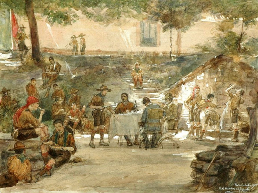 Boyscouts,Escorial,Spain,1915.jp