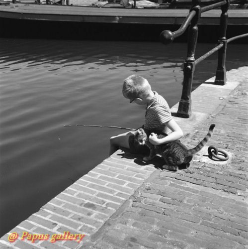 Boy and his cat, fishing..jpg