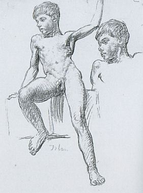 Augustus John - Study of a Nude