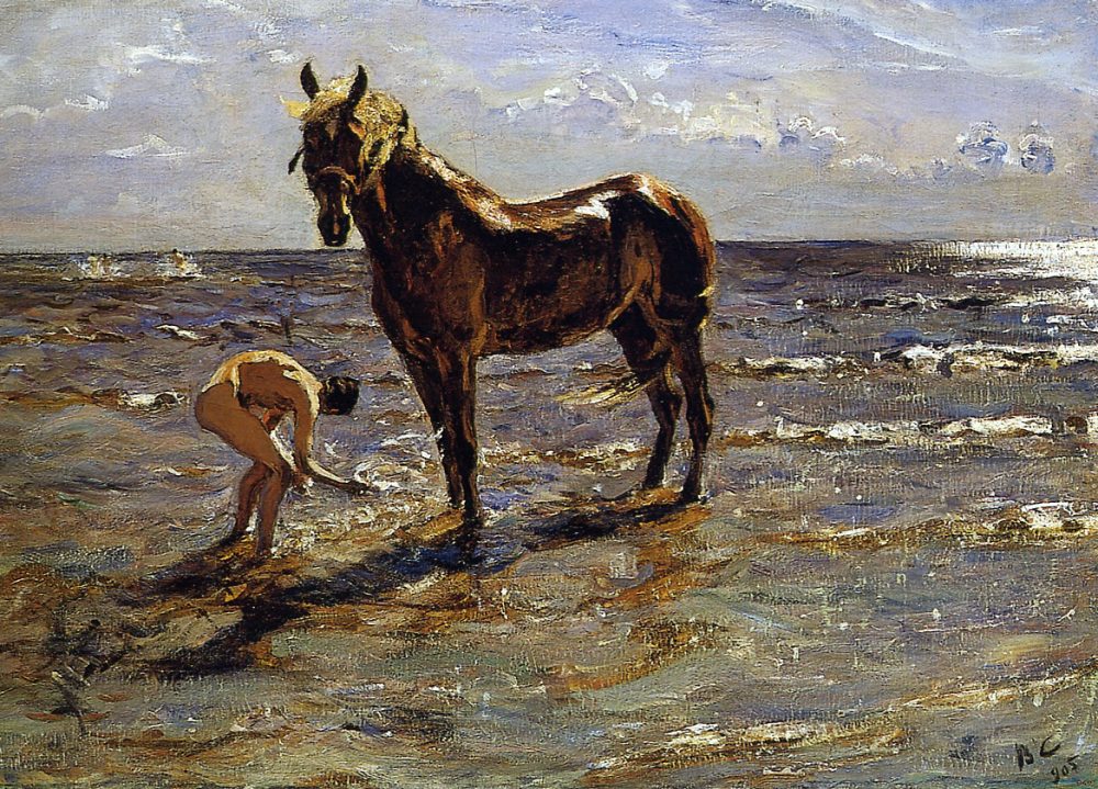 Serov-Valentin-Bathing-a-horse-S