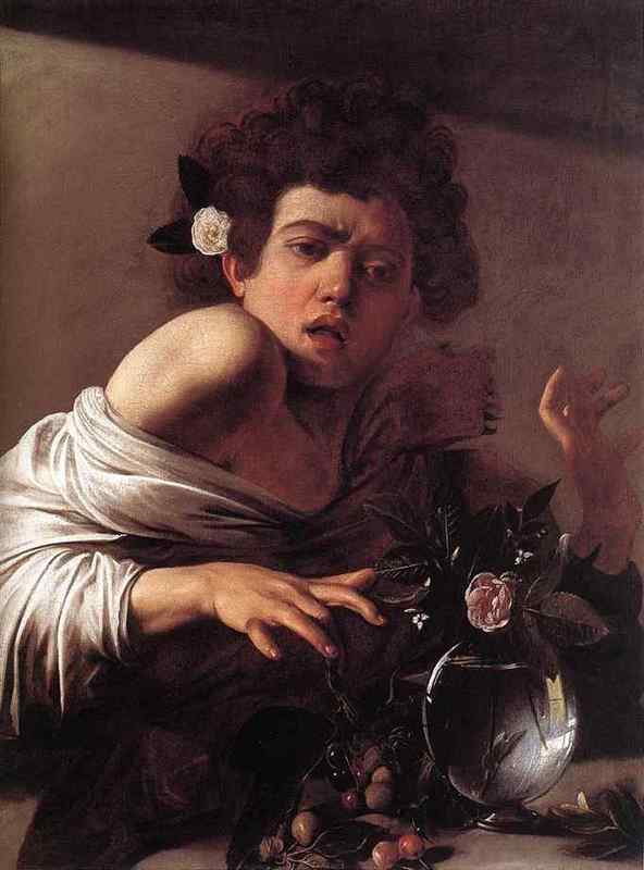 Caravaggio_Boy_Bitten_by_a_Lizar