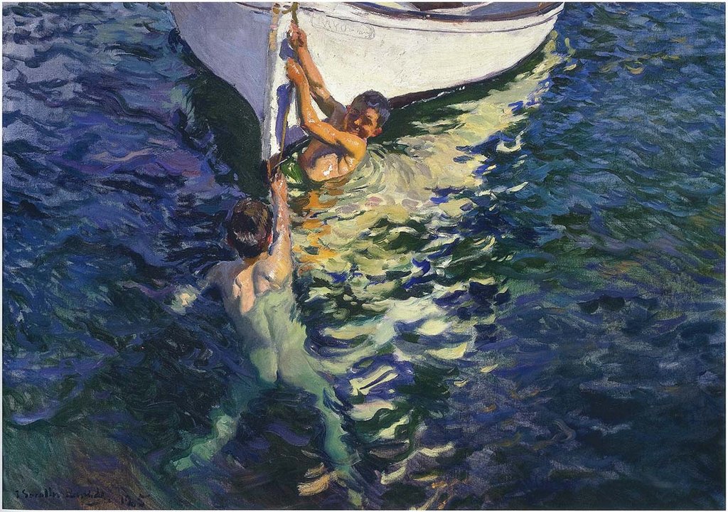 Sorolla 157-El bote blanco, 1905