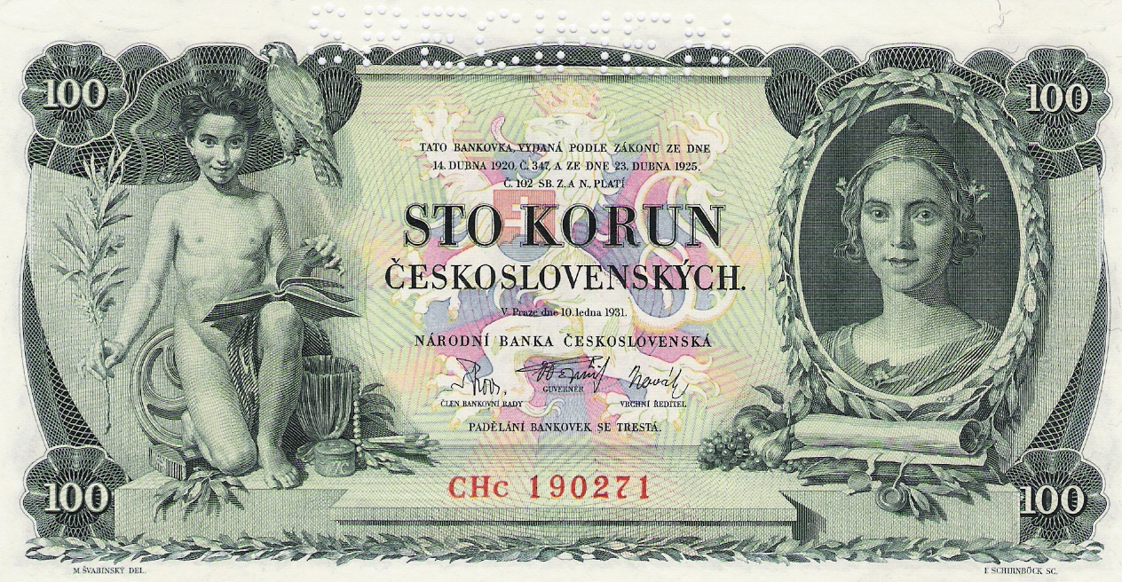 Чехословакия 100 крон 1931 (3).j